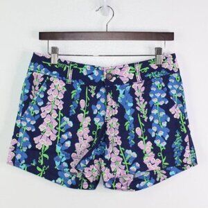 Lilly Pulitzer‎ Blue Floral Shorts 0